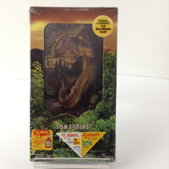 Vintage Sealed VHS 1997 The Lost World Jurassic Park Movie - Picture 1 of 10
